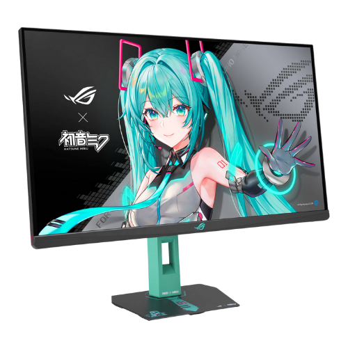 ASUS ROG Strix XG27ACMEG-G Hatsune Miku Edition Gaming Monitor, 27" Fast IPS Display, QHD Resolution, 260Hz Refresh Rate, 0.3ms Response Time, NVIDIA G-Sync & AMD FreeSync Premium | 90LM0C7U-B01371