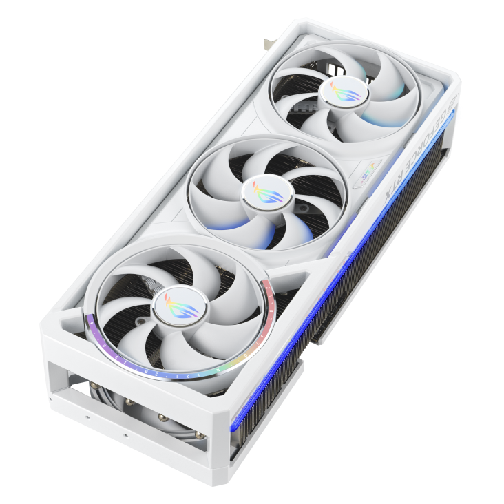 ASUS ROG Astral GeForce RTX 5090 32GB GDDR7 WHITE OC Edition Graphics Card, 32GB GDDR7 512-Bit Memory, 2580MHz Boost Clock, 28 Gbps Memory Speed, 21760 CUDA Cores, White | 90YV0LWA-M0NA00