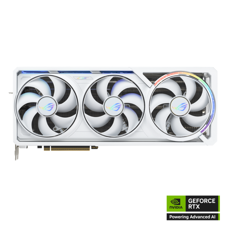 ASUS ROG Astral GeForce RTX 5090 32GB GDDR7 WHITE OC Edition Graphics Card, 32GB GDDR7 512-Bit Memory, 2580MHz Boost Clock, 28 Gbps Memory Speed, 21760 CUDA Cores, White | 90YV0LWA-M0NA00