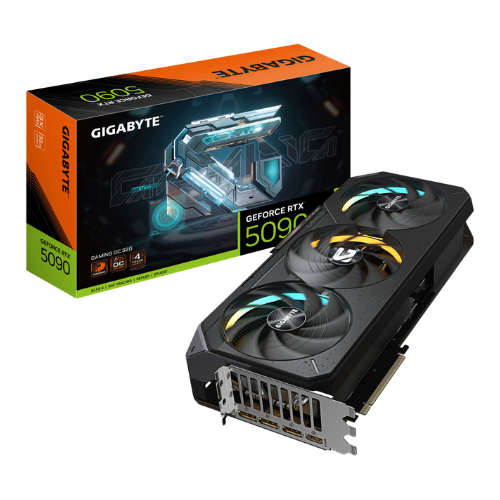 Gigabyte GeForce RTX 5090 GAMING OC Graphics Card, 32GB GDDR7 512-Bit Memory, 2550 MHz Core Clock, 28 Gbps Memory Clock, 21760 CUDA Cores, PCI-Express 5.0 | GV-N5090GAMING OC-32GD