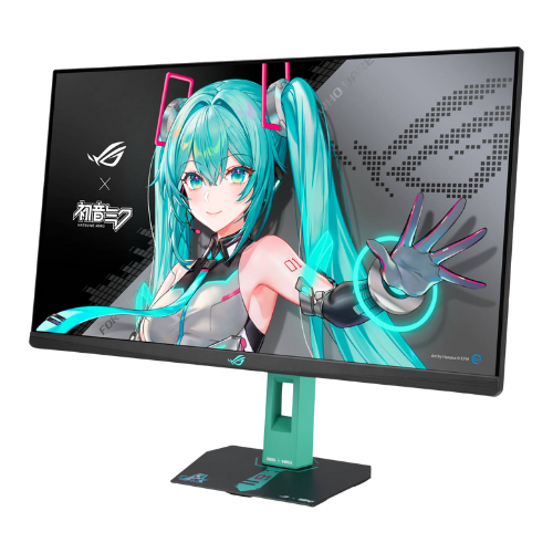 ASUS ROG Strix XG27ACMEG-G Hatsune Miku Edition Gaming Monitor, 27" Fast IPS Display, QHD Resolution, 260Hz Refresh Rate, 0.3ms Response Time, NVIDIA G-Sync & AMD FreeSync Premium | 90LM0C7U-B01371