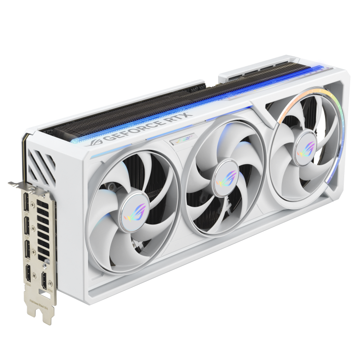 ASUS ROG Astral GeForce RTX 5090 32GB GDDR7 WHITE OC Edition Graphics Card, 32GB GDDR7 512-Bit Memory, 2580MHz Boost Clock, 28 Gbps Memory Speed, 21760 CUDA Cores, White | 90YV0LWA-M0NA00