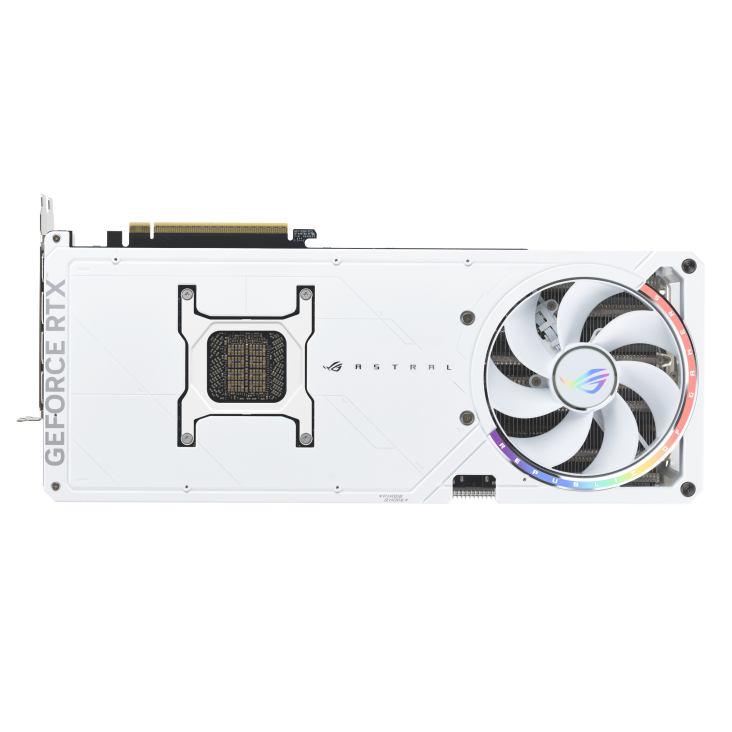 ASUS ROG Astral GeForce RTX 5090 32GB GDDR7 WHITE OC Edition Graphics Card, 32GB GDDR7 512-Bit Memory, 2580MHz Boost Clock, 28 Gbps Memory Speed, 21760 CUDA Cores, White | 90YV0LWA-M0NA00
