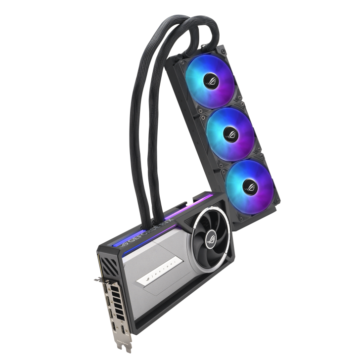 ASUS ROG Astral LC GeForce RTX 5090 OC Edition Graphics Card, 32GB GDDR7 512-Bit Memory, 2580 MHz Boost Clock, 21760 CUDA Cores, 28 Gbps Memory Speed, PCI Express 5.0 | 90YV0LW2-M0NA00